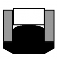 Capped T-Seal, PTFE, High Pressure